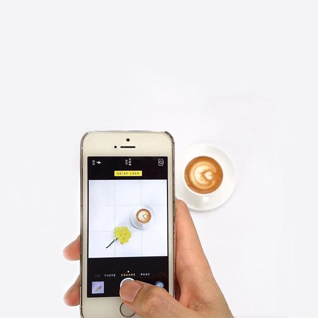 foto de cafe en instagram