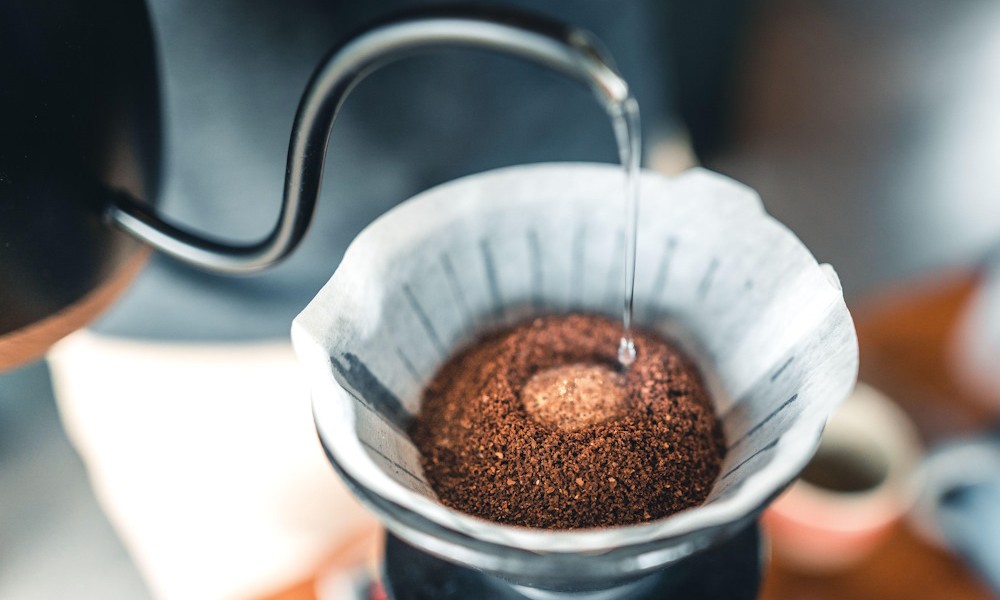 Preparación de café filtrado