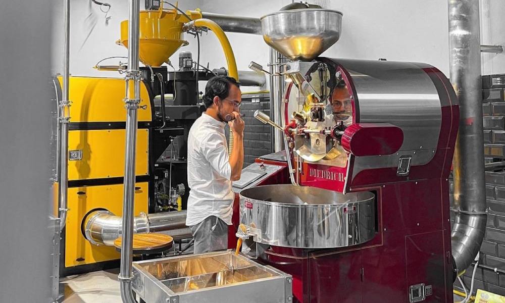 Equipo para tostar café