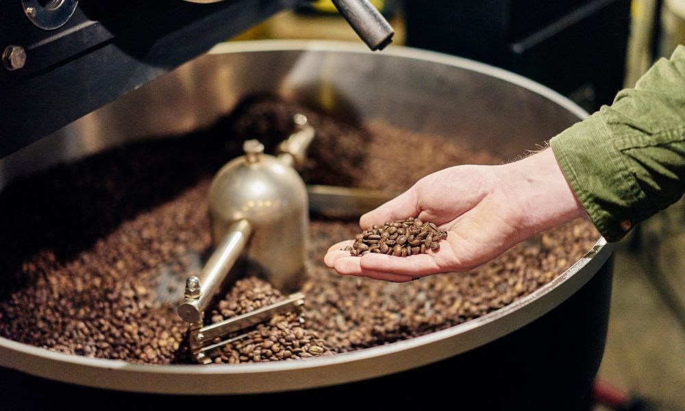Café recién tostado
