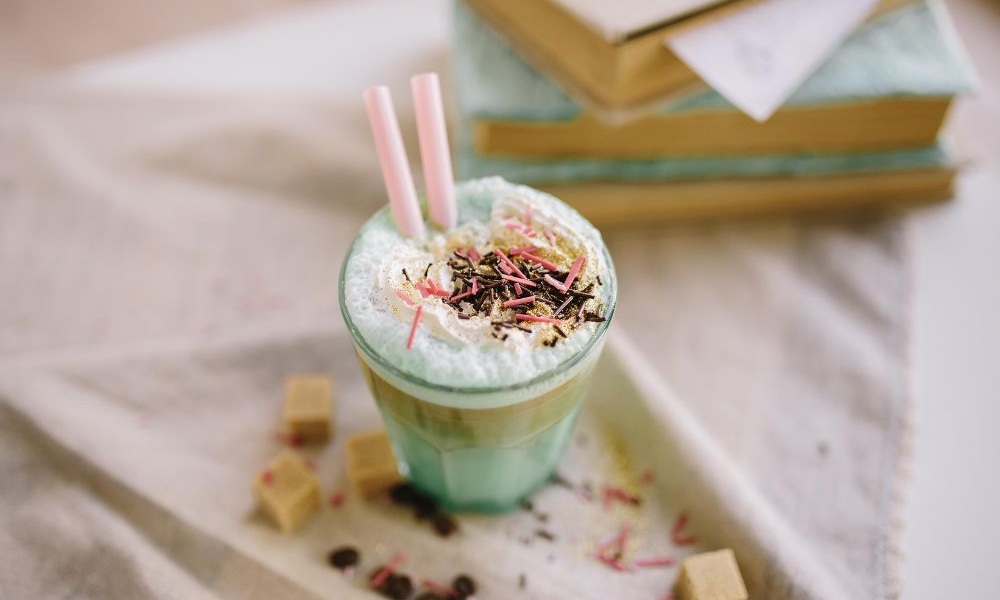 Bebida de café dulce