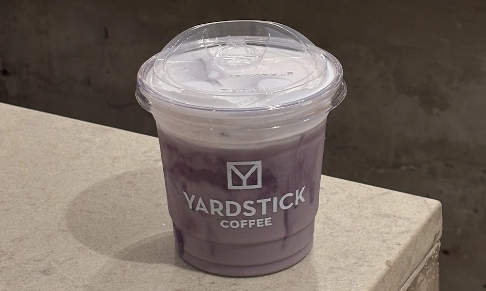 Bebida fría de ube