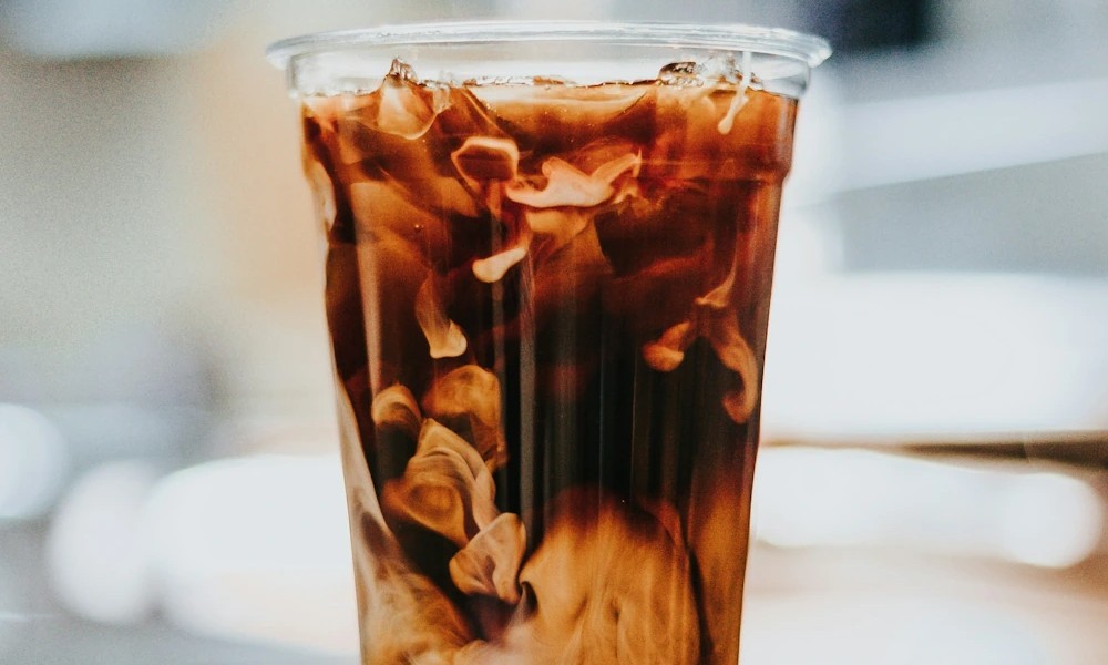Café frío con leche