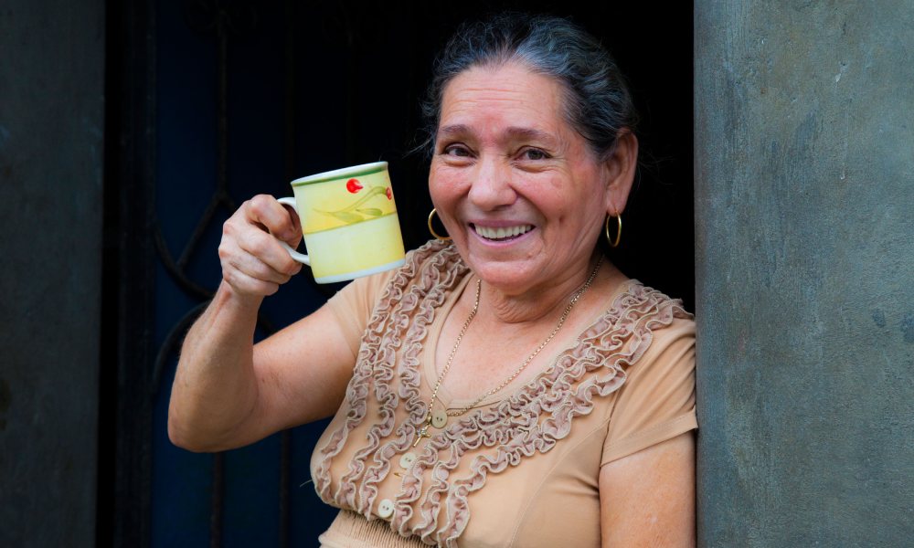 Consumidora de café