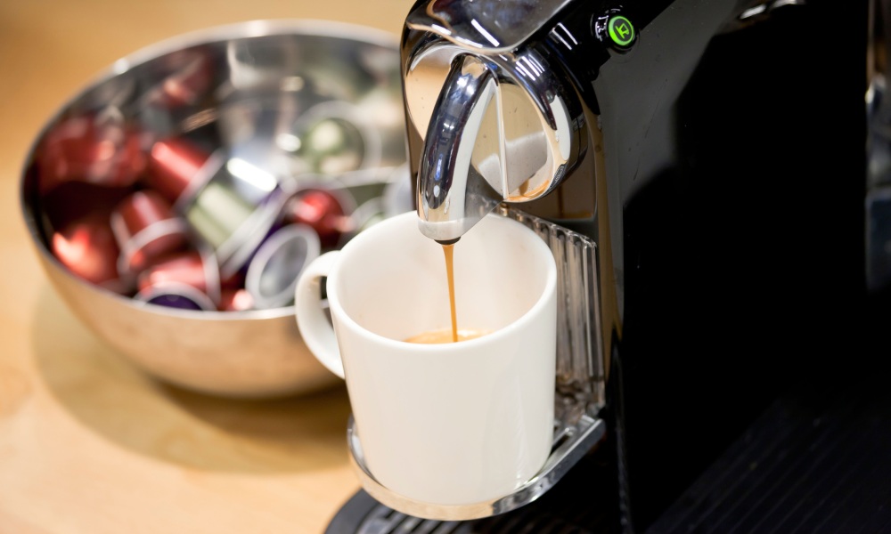Preparación de café en casa