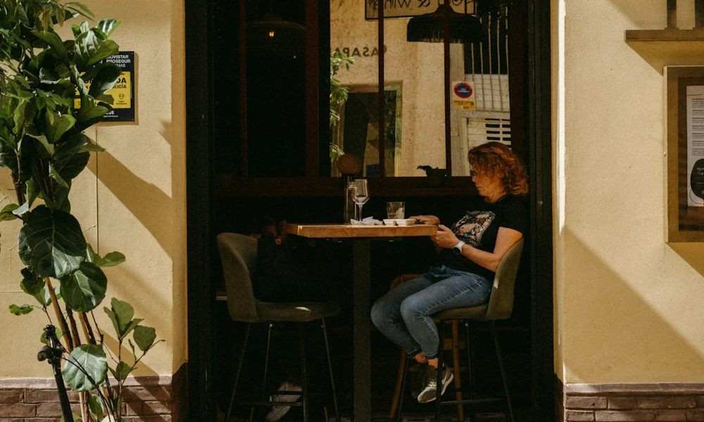 Consumidora española de café