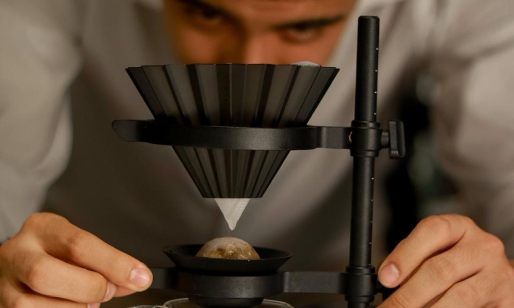 Preparación manual de café