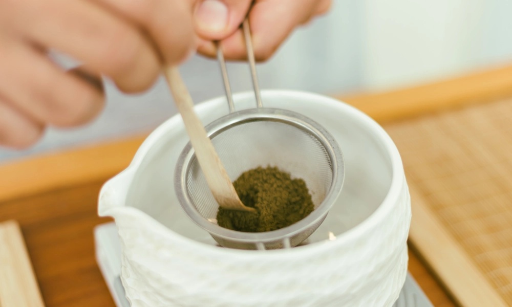 Preparación de té