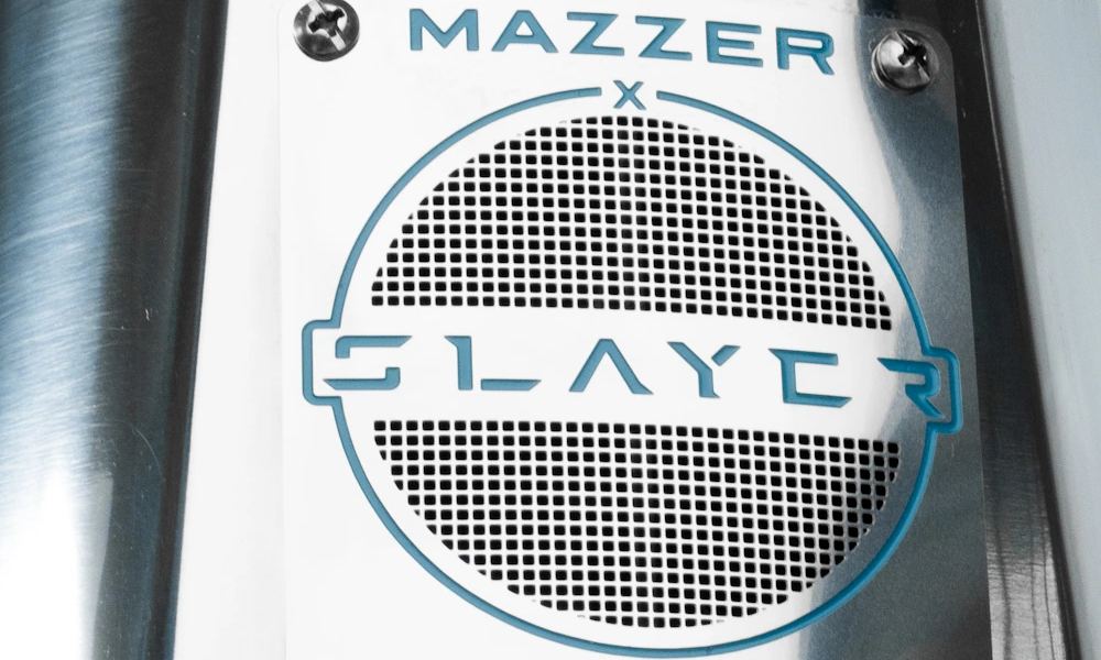 Logo del monilno Mazzer Slayer
