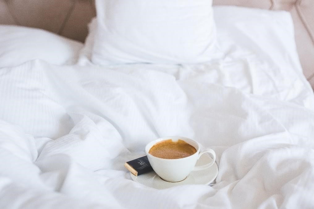 cafe en la cama