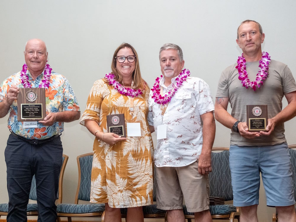 Hawaii cupping competition winners.