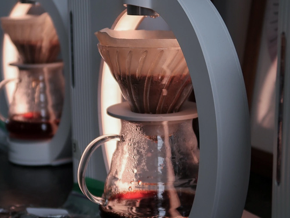 Hiroia brewers preparing coffee.
